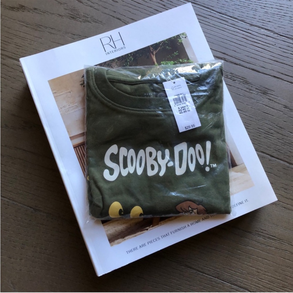 Baby Gap Scooby Doo T-shirt 2T 3T 4T OR 5T Warner Bros Olive Tee Halloween NWT!!